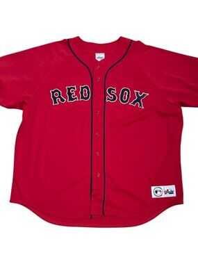 NOMAR GARCIAPARRA Boston Red Sox Vintage Y2K MLB Baseball Jersey Mens 2XL